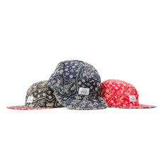 LESS - SIMPLE LOGO CAMP CAP (Paisley Pattern)