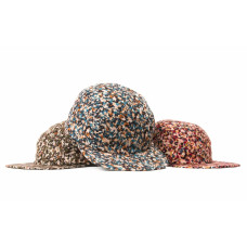 LESS - SLIDE LOGO CAMP CAP (Watercolor Pattern)
