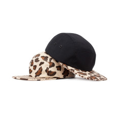 LESS - SLIDE LOGO CAMP CAP (Leopard, Black/Leopard)