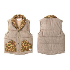 LESS - CAMOUFLAGE PATCHWORK VEST