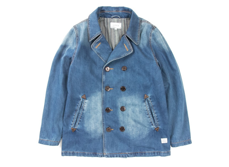 LESS - DENIM P-COAT