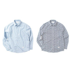 LESS - L/S FLORAL PATTERN SHIRT