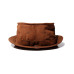 LESS - FLOCKING/HERRINGBONE PORK PIE HAT