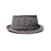 LESS - FLOCKING/HERRINGBONE PORK PIE HAT