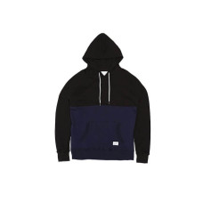 LESS - PANEL PULLOVER HOODED