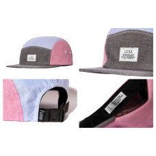 LESS - SIMPLE LOGO CAMP CAP (BLACK/BLUE/RED)