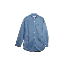 LESS - WASHED DENIM LONG SHIRT