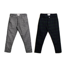 LESS - CHECK CROPPED PANT(MADE IN JAPAN)