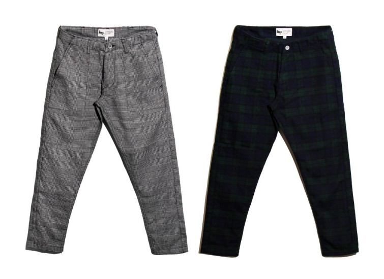 LESS - CHECK CROPPED PANT(MADE IN JAPAN)