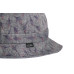 LESS - FLOWER REVERSIBLE MILITARY HAT GREY / LIGHT BLUE