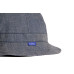 LESS - FLOWER REVERSIBLE MILITARY HAT GREY / LIGHT BLUE