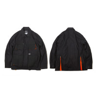 LESS X DOMINATE - TWO TONE TROOPER JACKET - Black