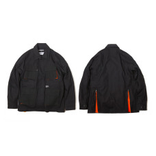 LESS X DOMINATE - TWO TONE TROOPER JACKET - Black