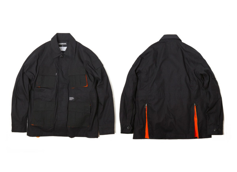LESS X DOMINATE - TWO TONE TROOPER JACKET - Black