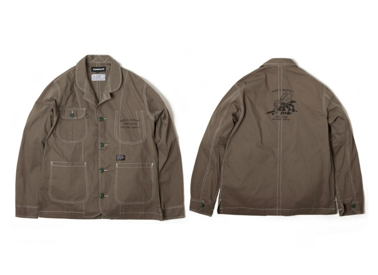LESS X DOMINATE - WORKING JACKET - Olive