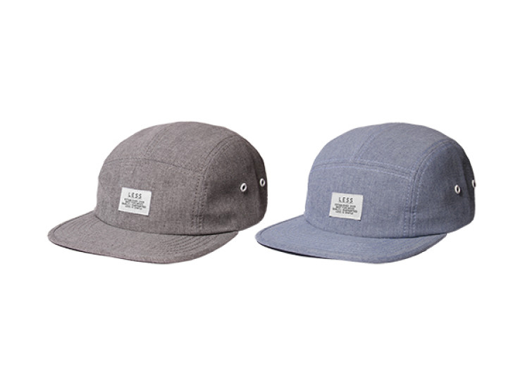 LESS - SIMPLE LOGO CAMP CAP (Gray, Blue)