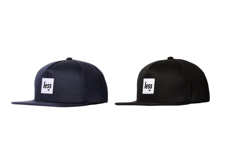 LESS - SQUARE LOGO WORK HAT (NAVY, BLACK)
