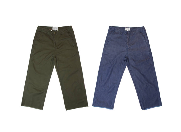 LESS - CUT OFF BAGGY PANT