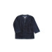 LESS - DENIM PULLOVER BASEBALL JERSEY
