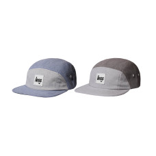 LESS - SQUARE LOGO 7 PANEL CAMP CAP 雙色