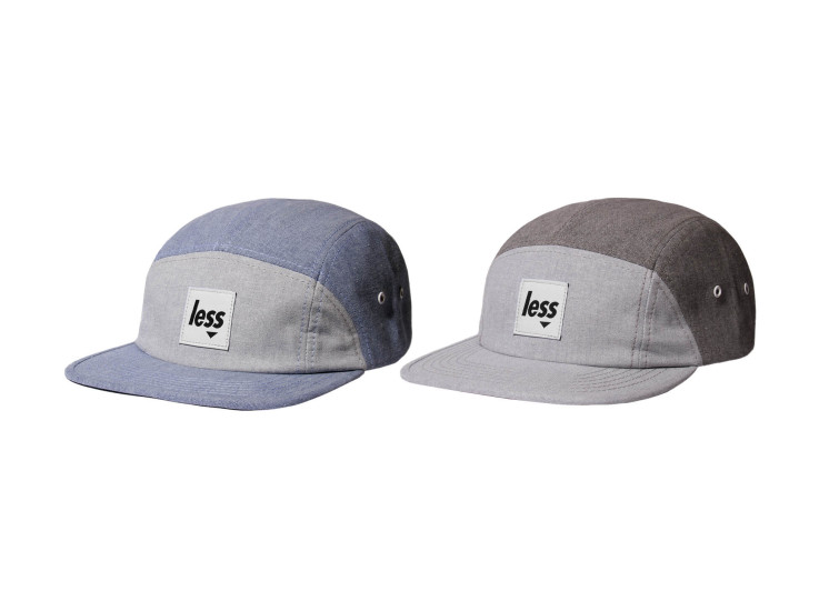 LESS - SQUARE LOGO 7 PANEL CAMP CAP 雙色