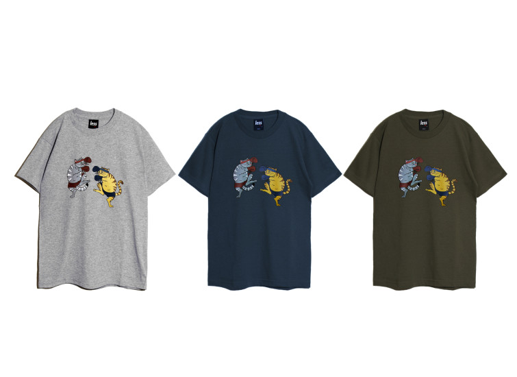 LESS - THAI BOXING CATS TEE