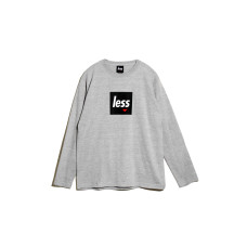 LESS - SQUARE LOGO LONG SLEEVE T-SHIRT
