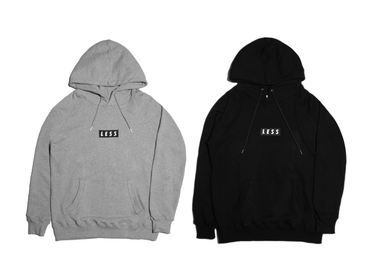 LESS - BOX LOGO HOODIE