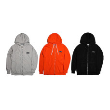 LESS - BOX LOGO ZIP HOODIE