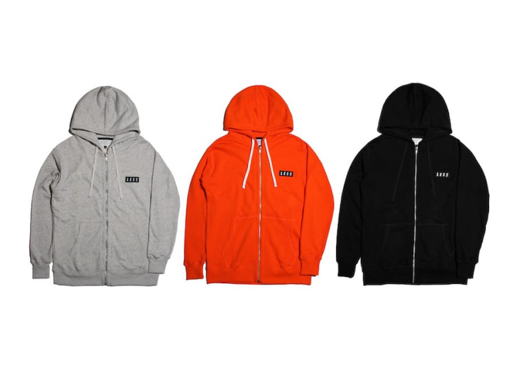LESS - BOX LOGO ZIP HOODIE