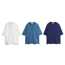 LESS - S/S FRINGED PULLOVER TEE