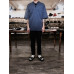 LESS - S/S FRINGED PULLOVER TEE
