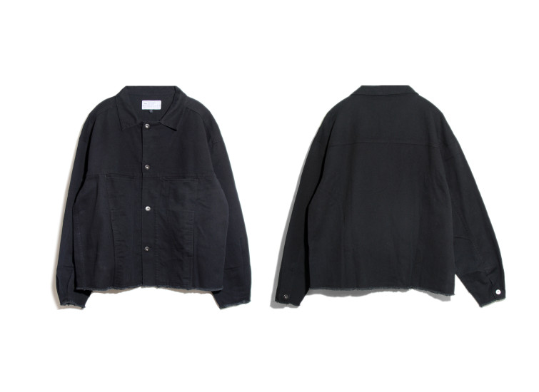LESS - CUT OFF DENIM JACKET