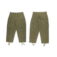 LESS - Multi Pocket Ripstop Pants - Olive