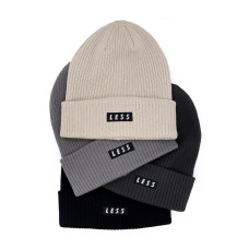 LESS - Box Logo Knitted Cap BEANIE