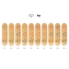 LESS x SOUNDSHOP balansa Multi Logo Skateboard